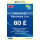 PSN Card £80 GBP [UK]